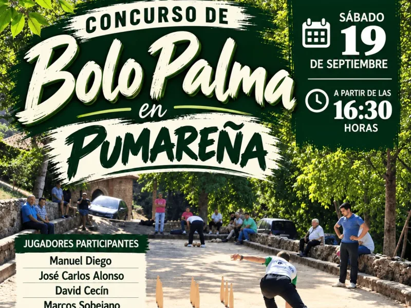 Concurso de bolos en Pumareña en homenaje a José Ángel Cantero