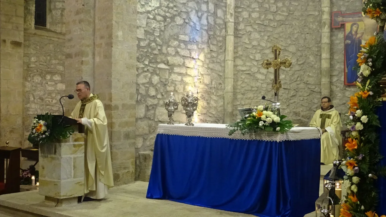 Altar del monasterio de Santo Toribio durante el cierre de la Vez